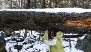 Lily Liu in Yosemite on January 2, 2016